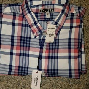 Express Men's Fitted Button up Shirt